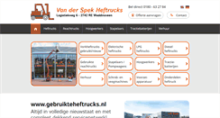 Desktop Screenshot of gebruikteheftrucks.nl